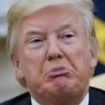 Pouting Trump