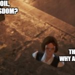 I'm back! Sorry about that! I was moving. | BOBBI OF THE SOIL, WHAT IS YOUR WISDOM? THIS JOKE'S DUMB. WHY AM I IN THE GROUND? | image tagged in no-nose of the soil,fallout 4 | made w/ Imgflip meme maker