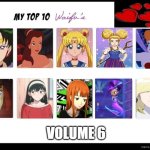 top 10 waifus volume 6