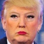 Donald Trump trans lipstick feminine