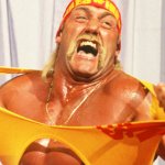 Hulk Hogan ripping shirt