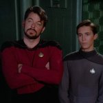 Riker And Wesley Crusher