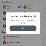 Unable to add Black People