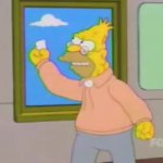 Old man shouts at cloud Simpsons Abe GIF Template