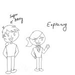 Super Horny vs Explaining X meme