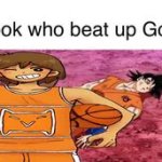 look who beat goku