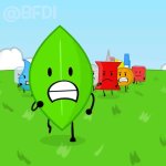 Bfdi leafy run meme