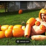 Sexy pumpkin man