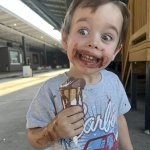 A child enjoying Ice Cream