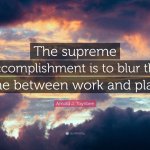 supreme accomplishment