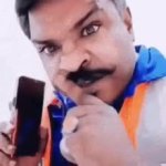 Indian Man Shush GIF Template