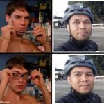 Blurred | image tagged in peter parker's glasses | made w/ Imgflip meme maker