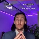 Trade Offer | iPad; A skibidi toilet in your house; Skibidi toilet kids | image tagged in trade offer,ipad kids,gen alpha,skibidi toilet | made w/ Imgflip meme maker