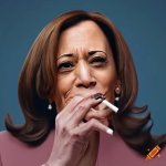 Kamala smoking joint template