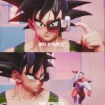 Bardock surprised by Omni-Man