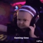 Gaming baby GIF Template