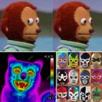 Funny | NOT SURE IF LUCHA LIBRE MASKS ARE A RENDITION OF MEXICAN ANCIENT ALIEN OCCULT KNOWLEDGE OF SUPERNATURAL STEALTH ENTITIES; OR TIME TRAVELER PREDATOR THERMAL IMAGING OF CATS | image tagged in funny,predator,ancient aliens,cats,mexicans,wrestling | made w/ Imgflip meme maker