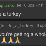 i am inside a turkey