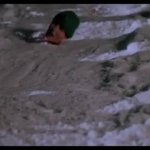 Silent night deadly night head roll GIF Template