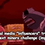 edp445, drake, Kris, Dr. Disrespect, Koneko Kitten, etc. | social media "influencers" trying not to text minors challenge (impossible) | image tagged in gifs,youtubers | made w/ Imgflip video-to-gif maker