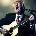 Trump guitar meme