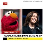 Kamala Harris Picks Elmo as VP