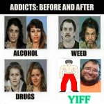 Addicts before and after anti furry edition