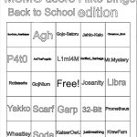 Msmg Users I like Bingo Back To School meme