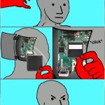 NPC Update Chip meme