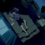 Shinji sleeping meme