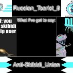 8_tsirasT_naissuR announcement temp Anti-Skibidi_Union version