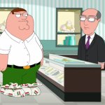 Peter Griffin bread bag shoes meme