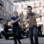 Ian and Mickey Running From the Cops GIF Template