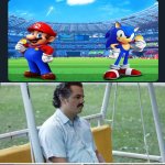 I've been waiting for 5 years... and this is the sh*t I get... | image tagged in memes,sad pablo escobar,i'm depressed,mario,sonic the hedgehog,i'm sad | made w/ Imgflip meme maker