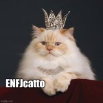 fancy cat | ENFJcatto | image tagged in fancy cat | made w/ Imgflip meme maker