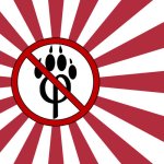 Japanese anti furry flag