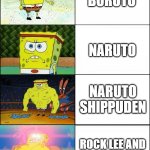 Sponge Finna Commit Muder | BORUTO; NARUTO; NARUTO SHIPPUDEN; ROCK LEE AND HIS NINJA PALS | image tagged in sponge finna commit muder | made w/ Imgflip meme maker