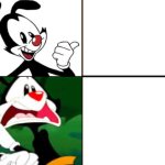 Yakko yes/no meme