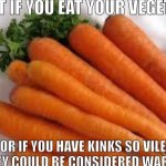 Repost if you eat your vegetables meme