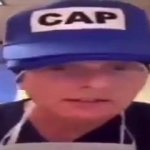 Guy putting on hats GIF Template