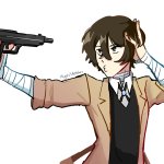 Dazai being a lil silly meme