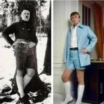 Donald Trump, fashion victim, and his god, Adolf Hitler