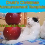 Druid's Christmas Announcement Template (By Yakko)