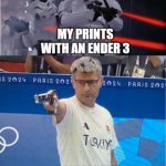 Before and After Accuracy | MY PRINTS WITH AN ENDER 3; MY PRINTS WITH A  P1S | image tagged in before and after accuracy | made w/ Imgflip meme maker