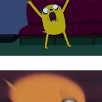 Jake Scream VS Jake's Pain template