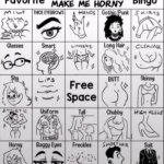 girl things that make me horny bingo meme