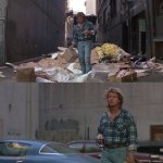They Live two panels alleyway