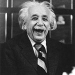 einstein laugh