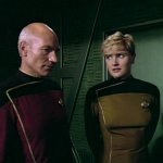 Tasha Yar With Captain Picard