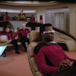 Riker Picard Geordi